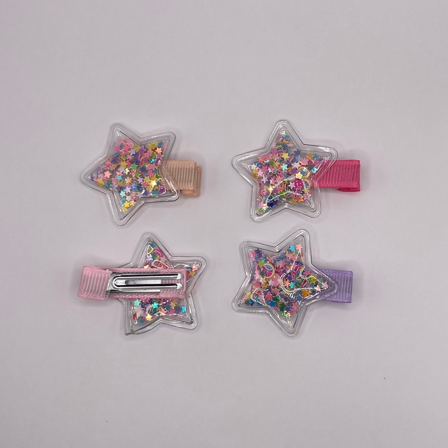 Star baby clips (mix colors)