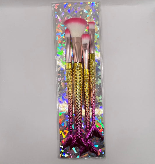 Mermaid brushes (4-piece)