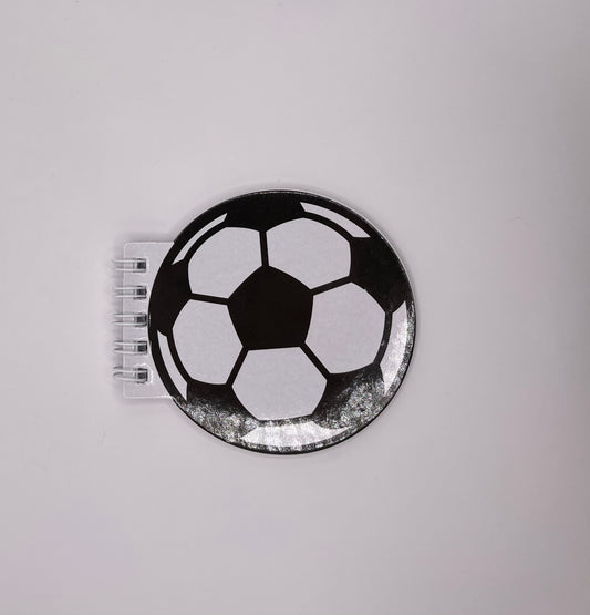 Soccer ball notebook