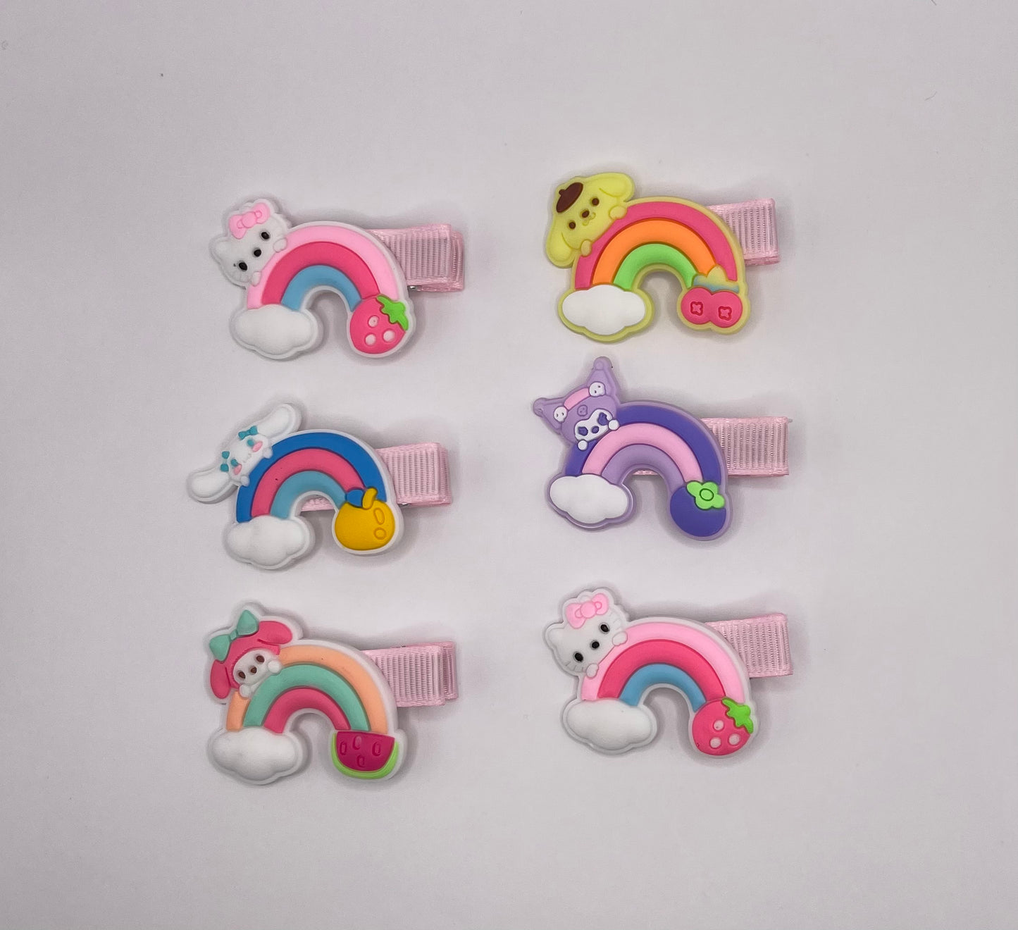 6-pack baby hair clips