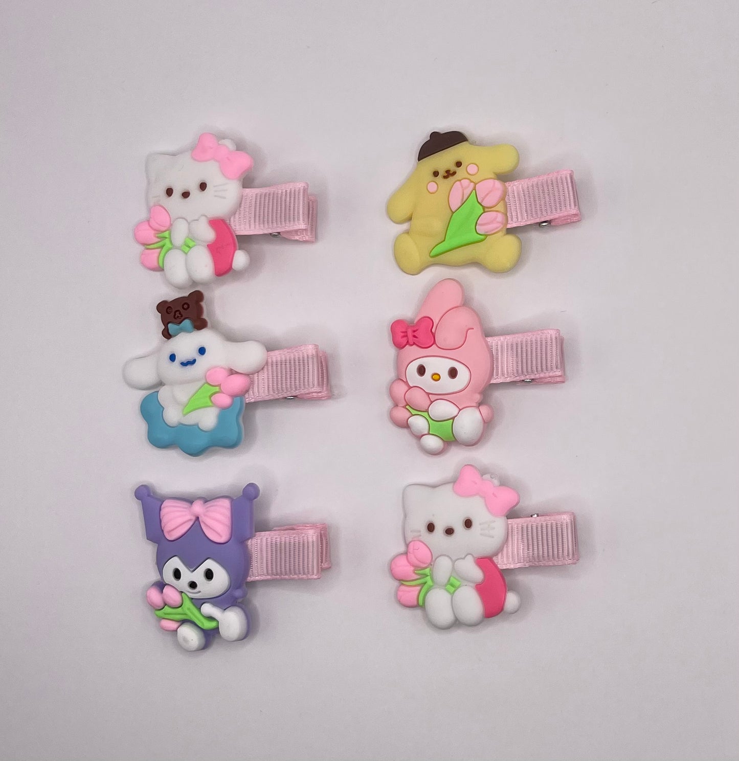 6-pack baby hair clips