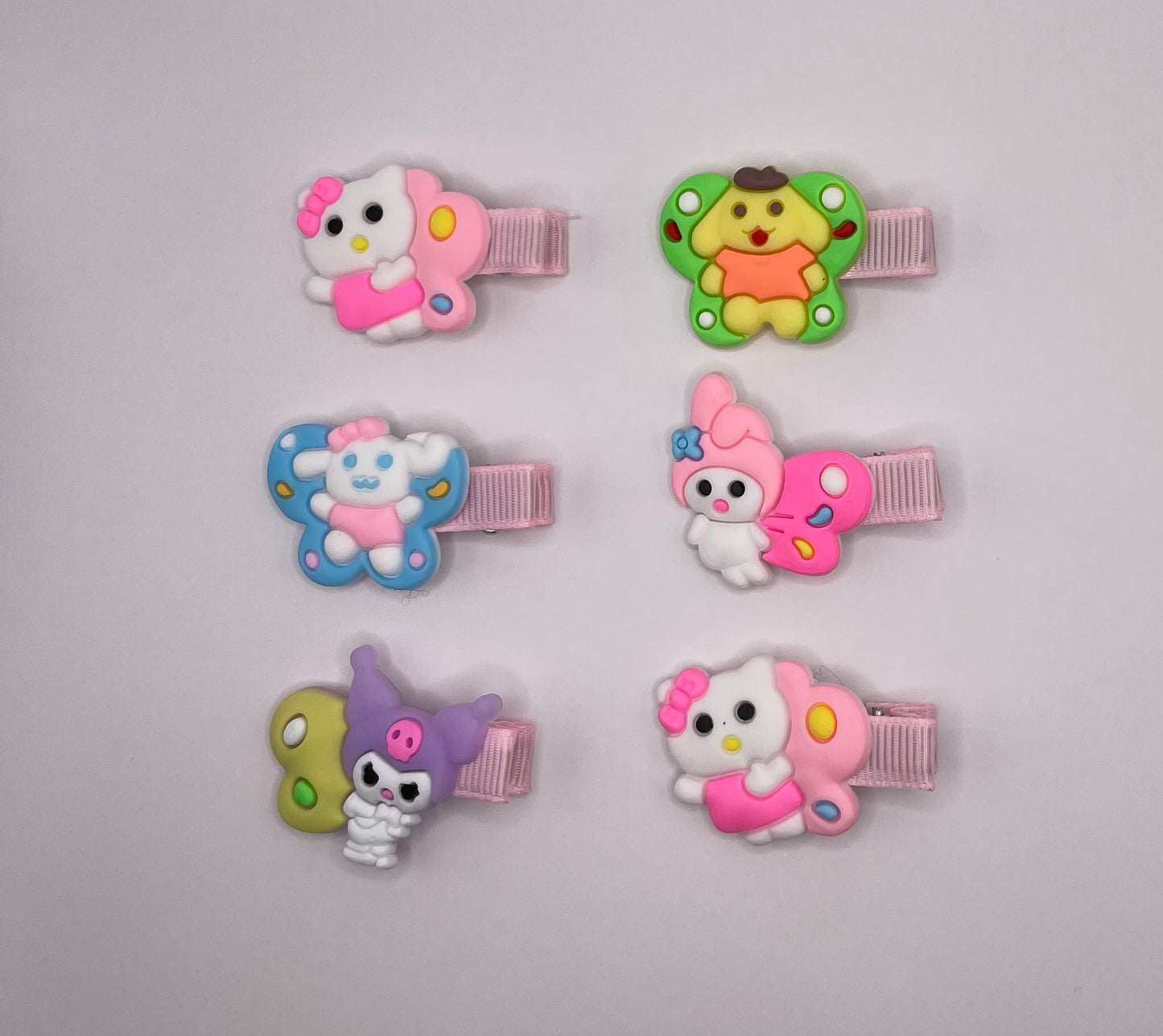 6-pack baby hair clips