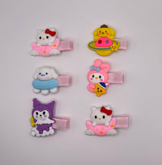 6-pack baby hair clips