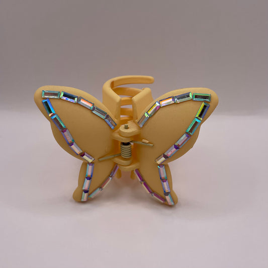 Butterfly hair claw (orange)