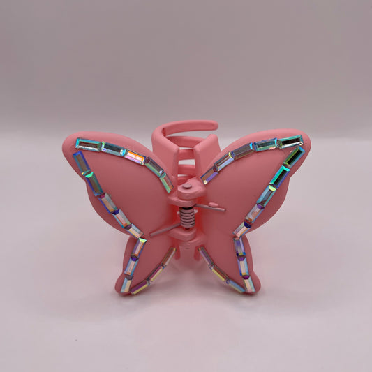 Butterfly hair claw (pink)