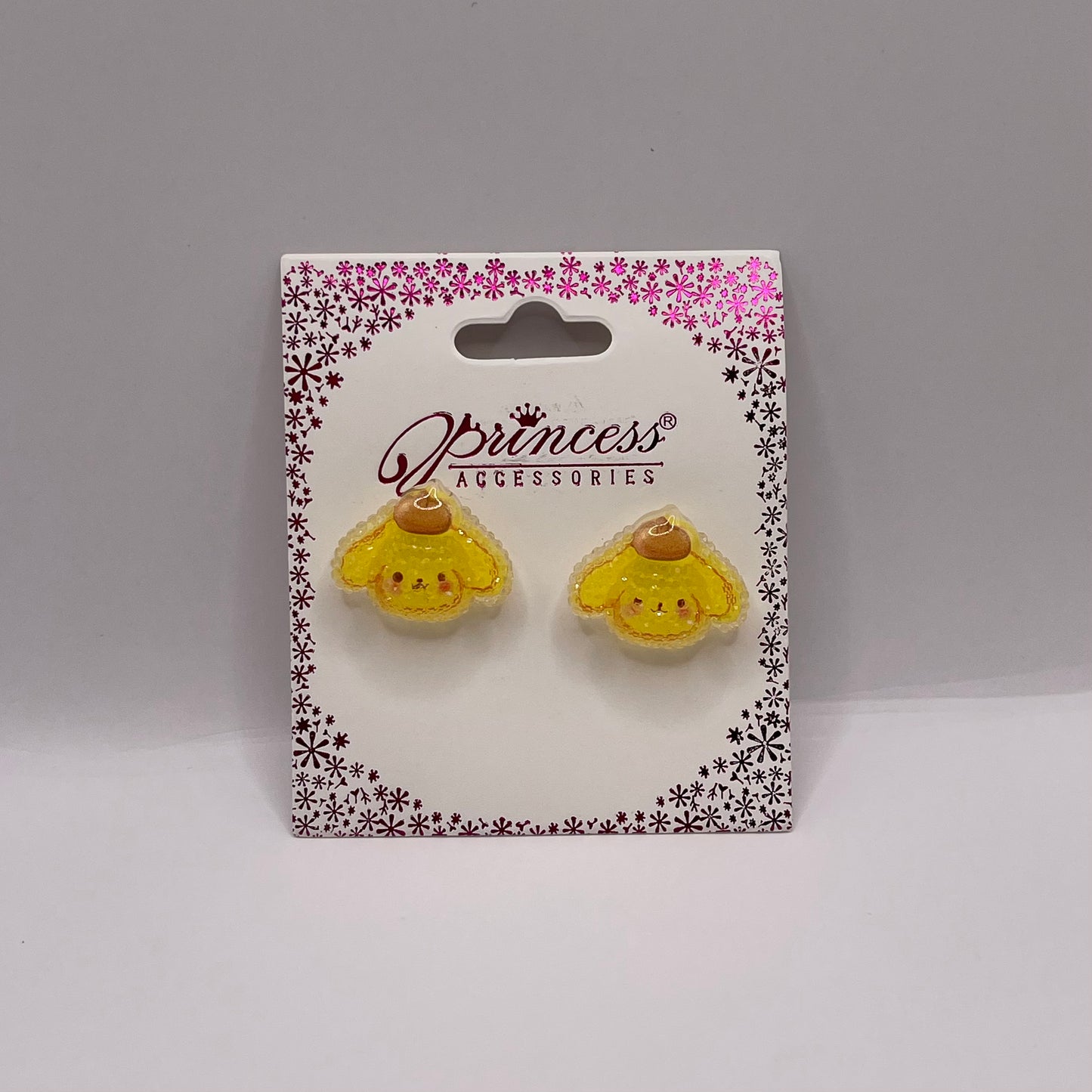 Yellow earrings