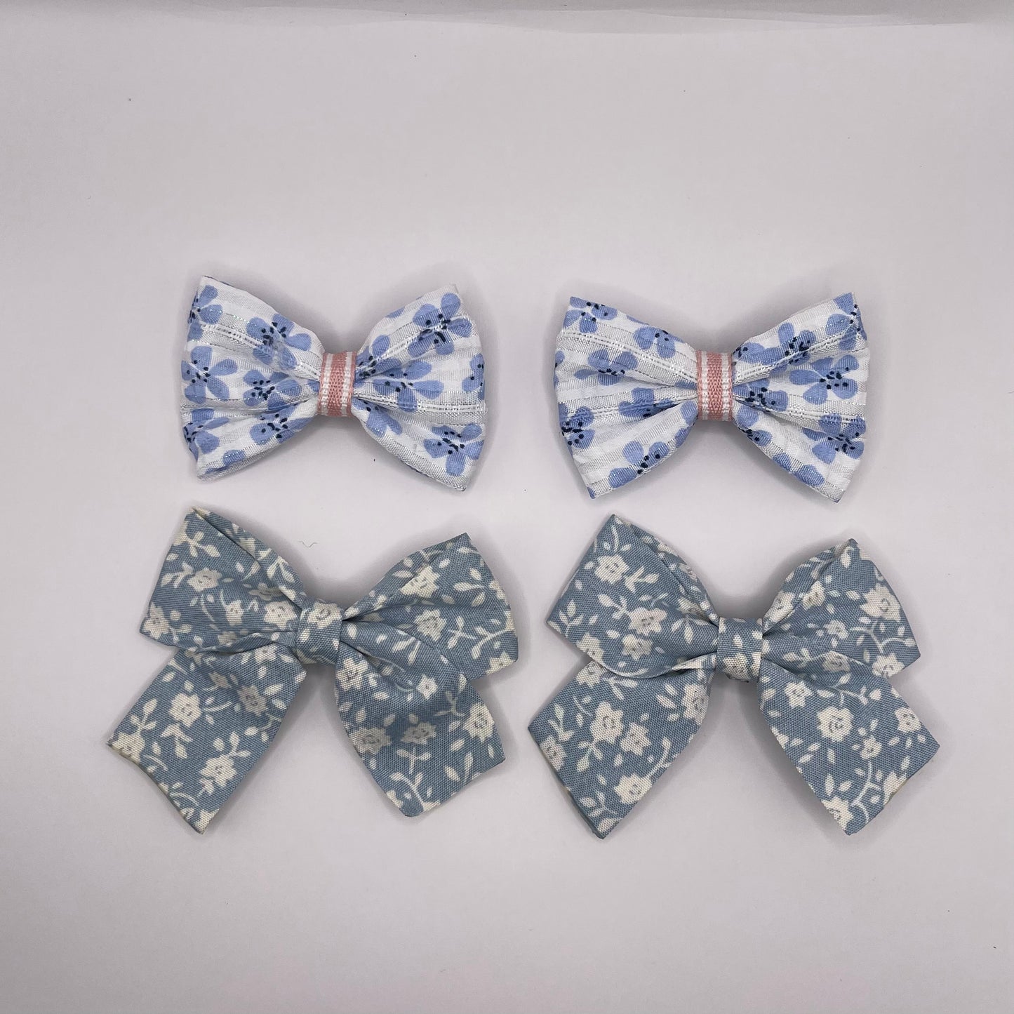 4-pack baby flower bows