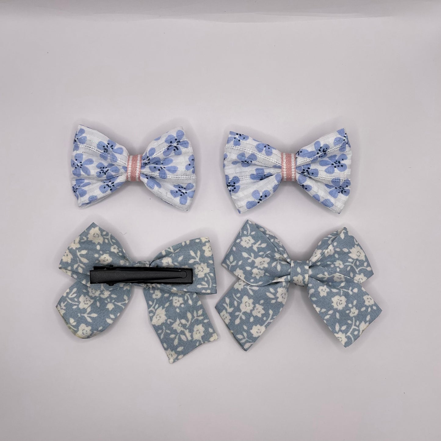 4-pack baby flower bows