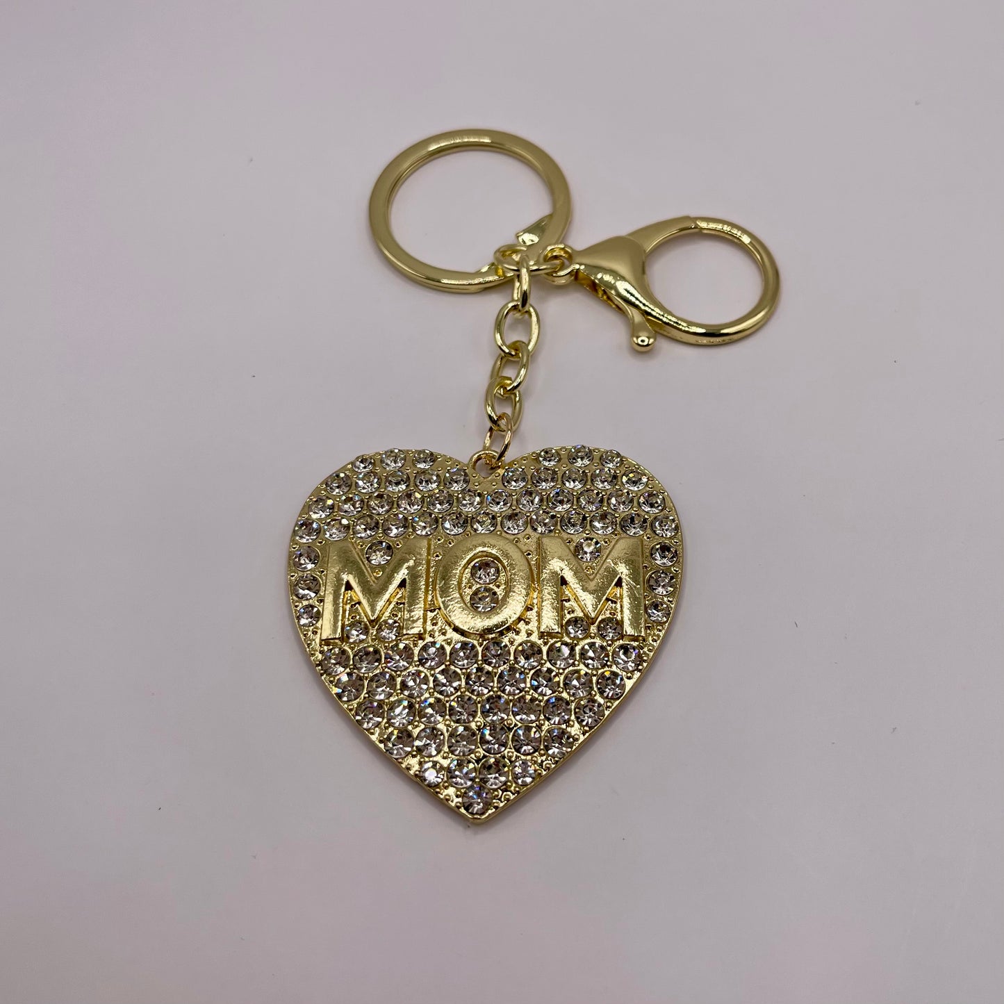 MOM keychain (color gold)