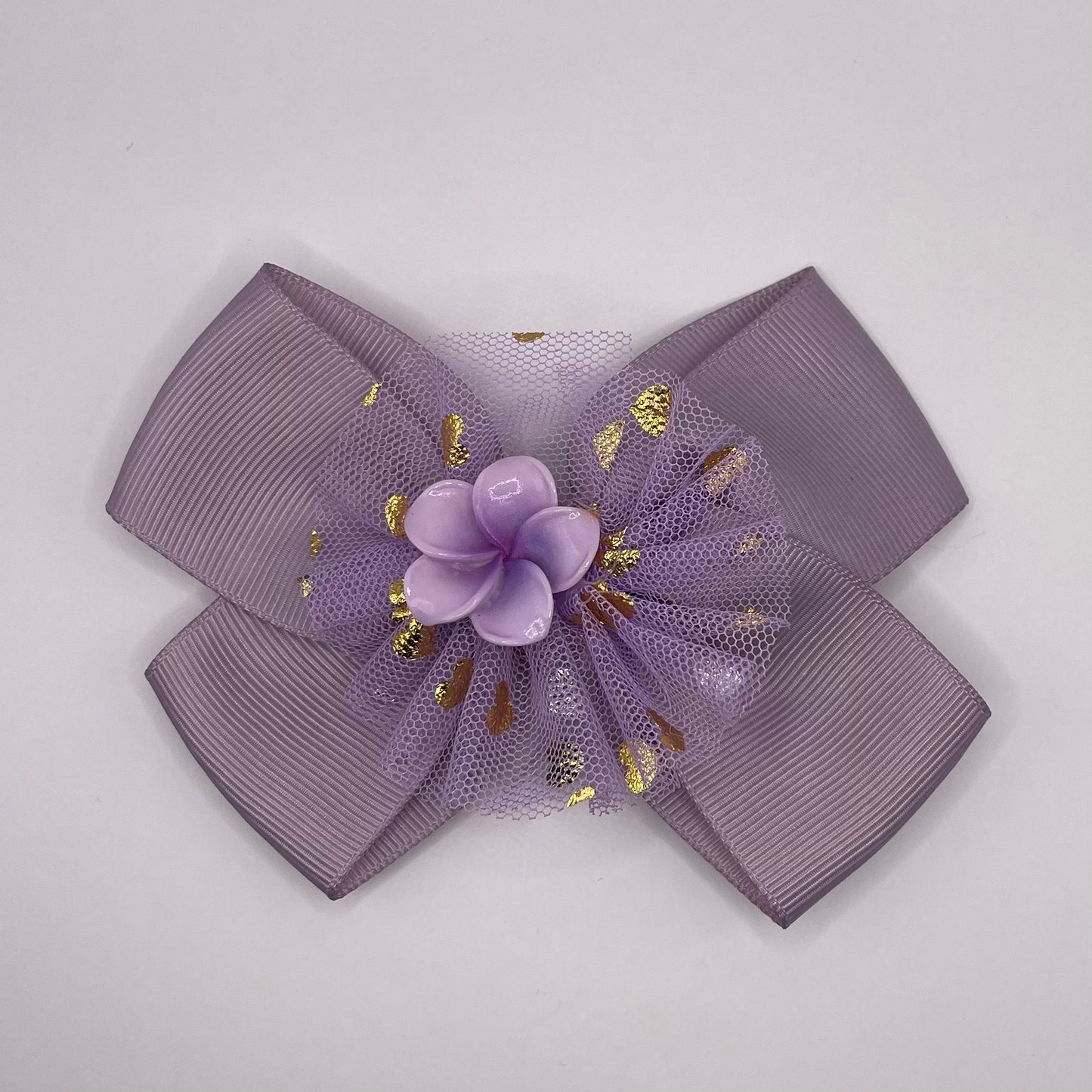 Flower bow (purple)