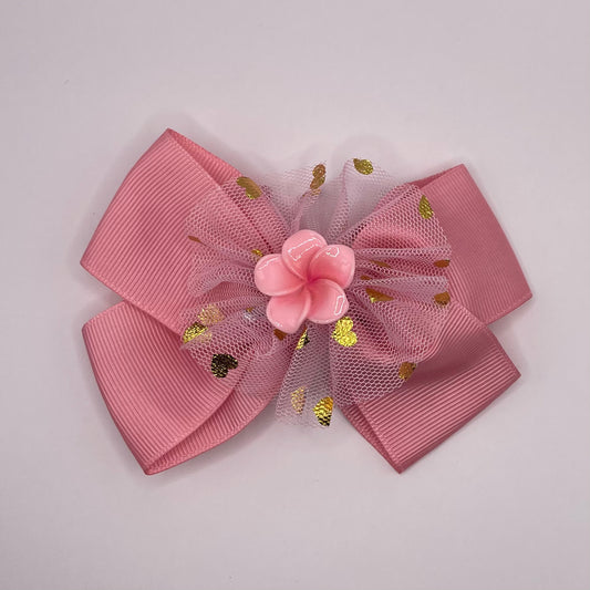 Flower bow (pink)