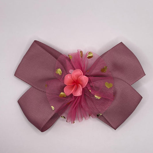 Flower bow (fuchsia)