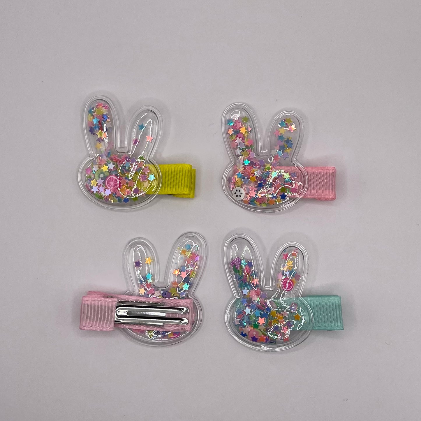 Bunny baby hair clips (mix colors)