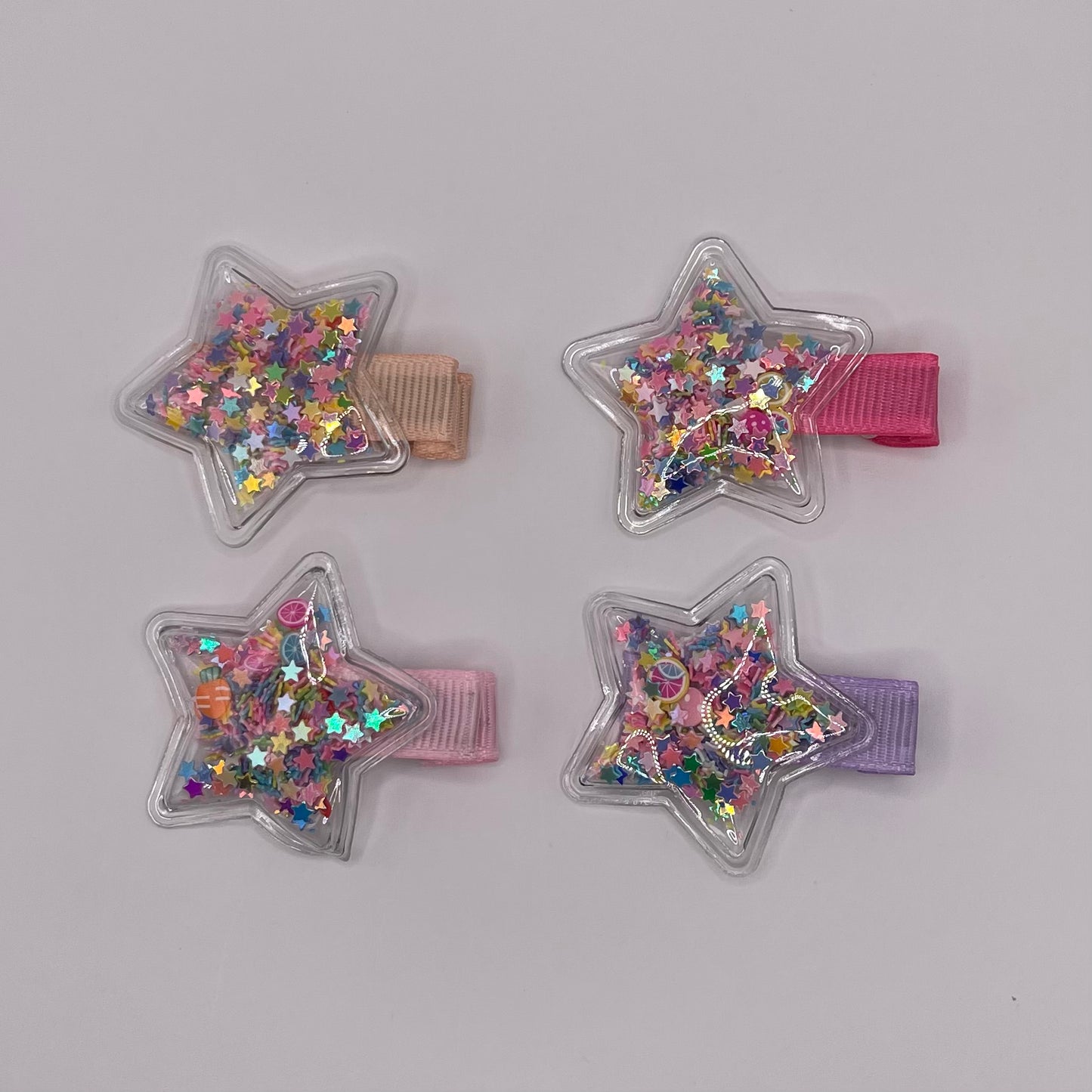 Star baby clips (mix colors)