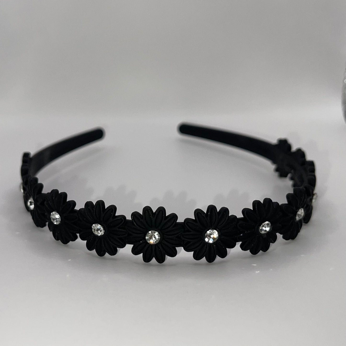 Flower headband (black)