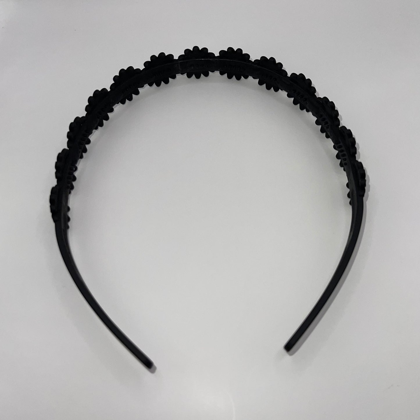 Flower headband (black)