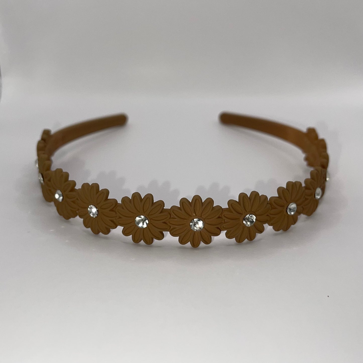 Flower headband (light brown)