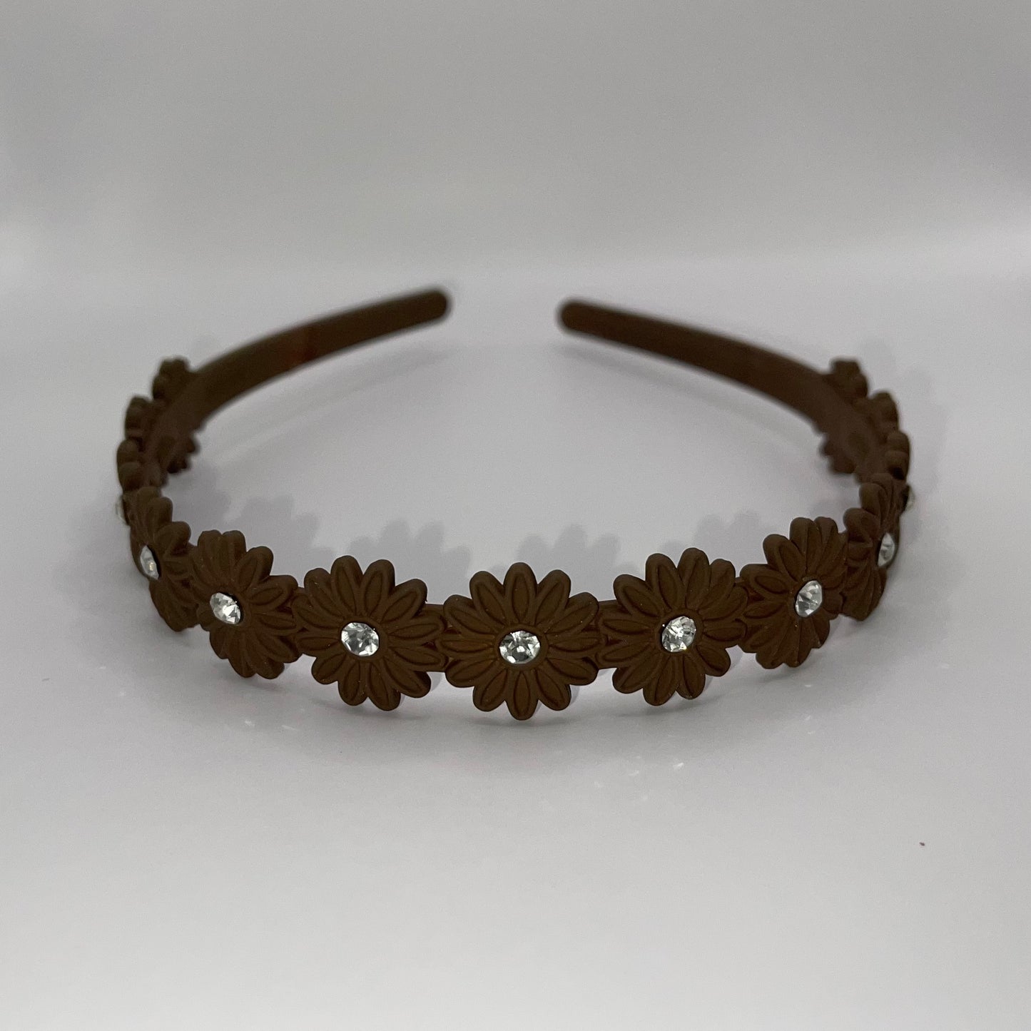 Flower headband (brown)