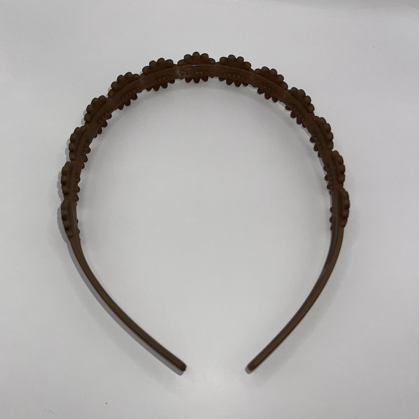 Flower headband (brown)